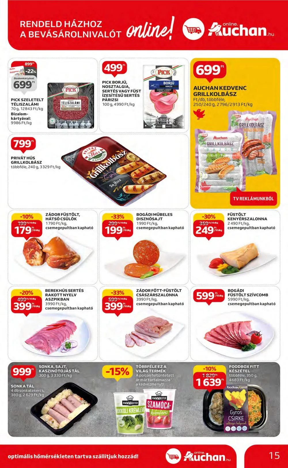 Auchan akciós újság Hipermarket 08.03–08.09 – 15. oldal