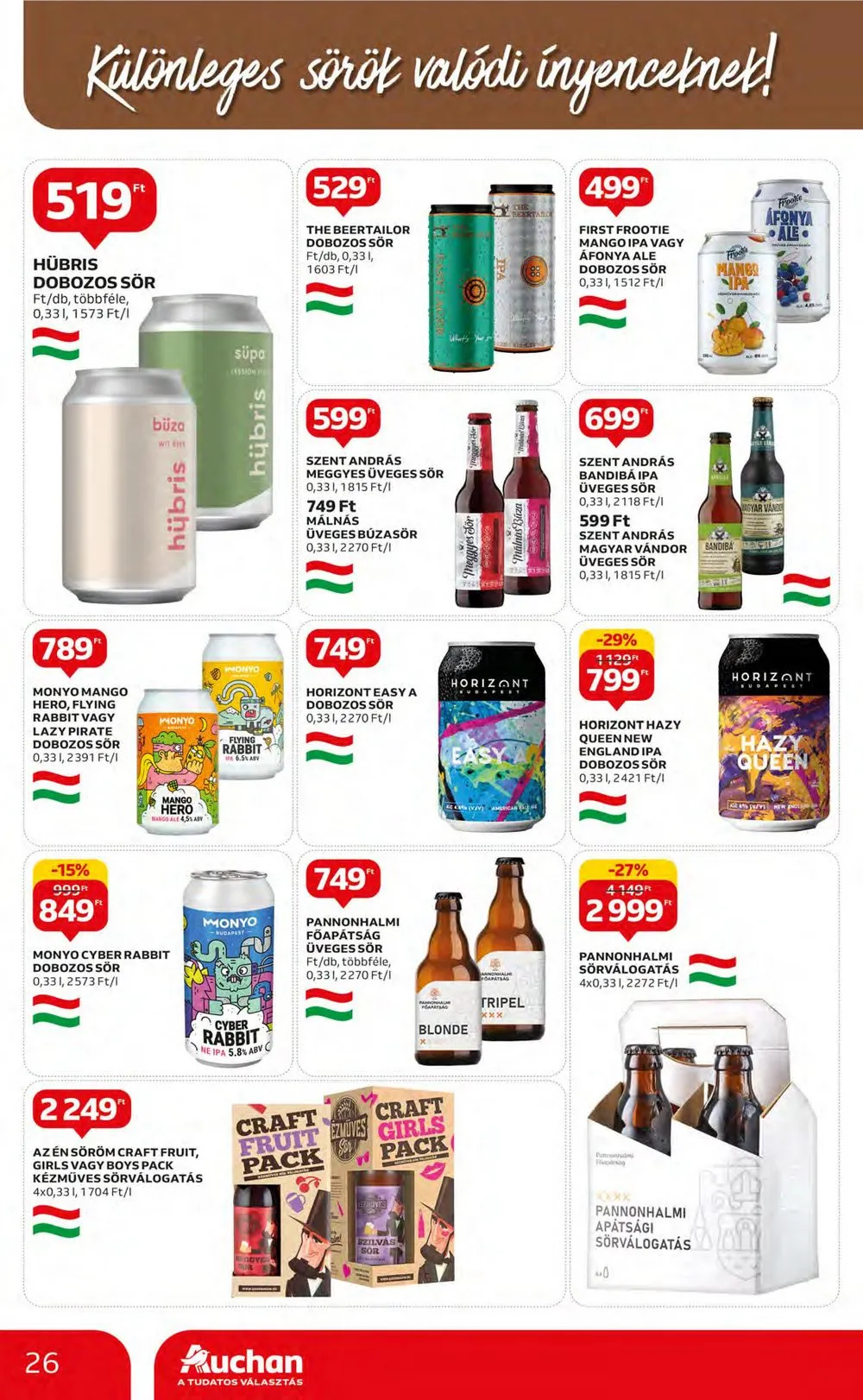 Auchan akciós újság Hipermarket 08.03–08.09 – 26. oldal