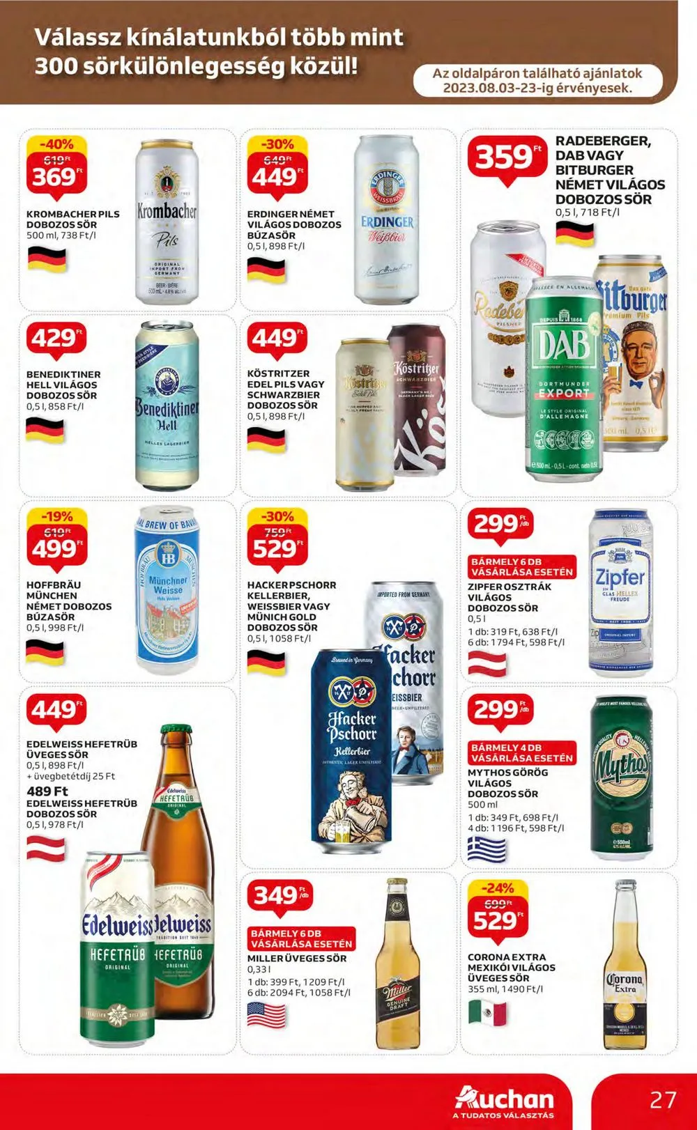 Auchan akciós újság Hipermarket 08.03–08.09 – 27. oldal