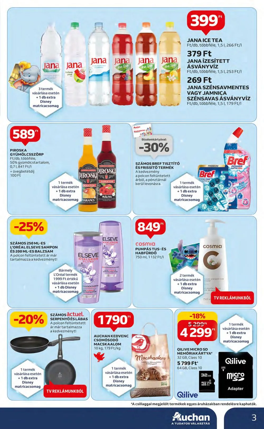 Auchan akciós újság Hipermarket 08.03–08.09 – 3. oldal