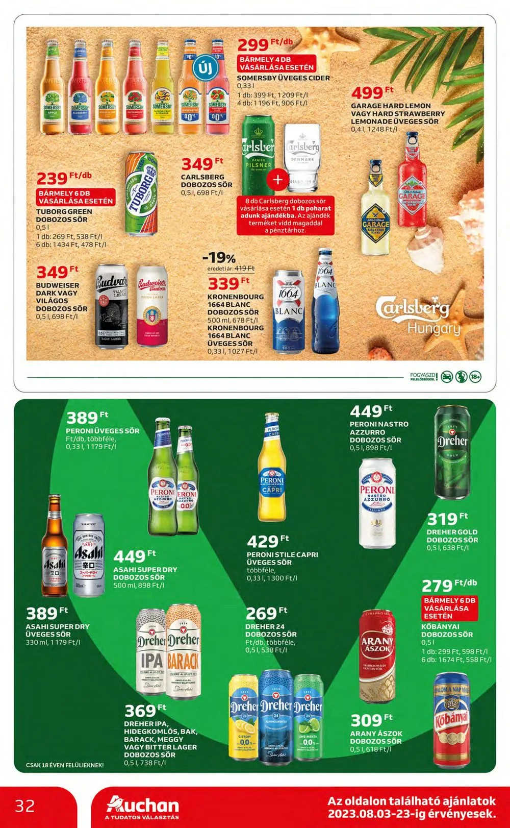 Auchan akciós újság Hipermarket 08.03–08.09 – 32. oldal