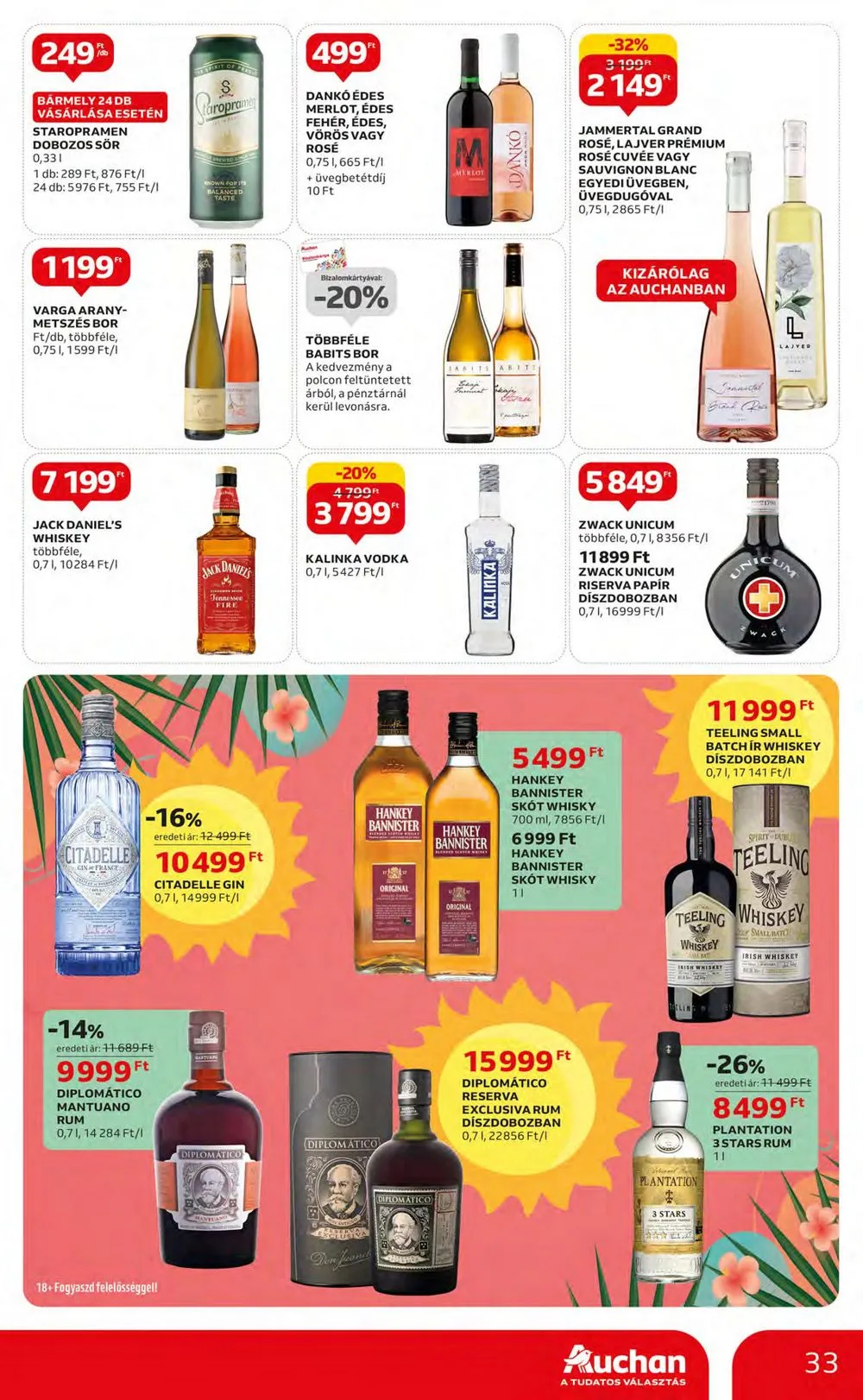 Auchan akciós újság Hipermarket 08.03–08.09 – 33. oldal