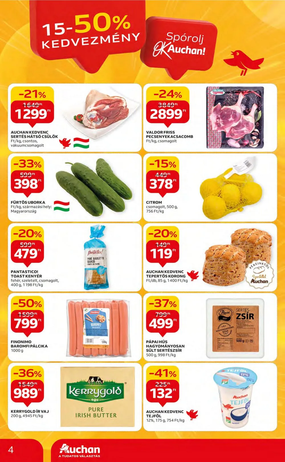 Auchan akciós újság Hipermarket 08.03–08.09 – 4. oldal