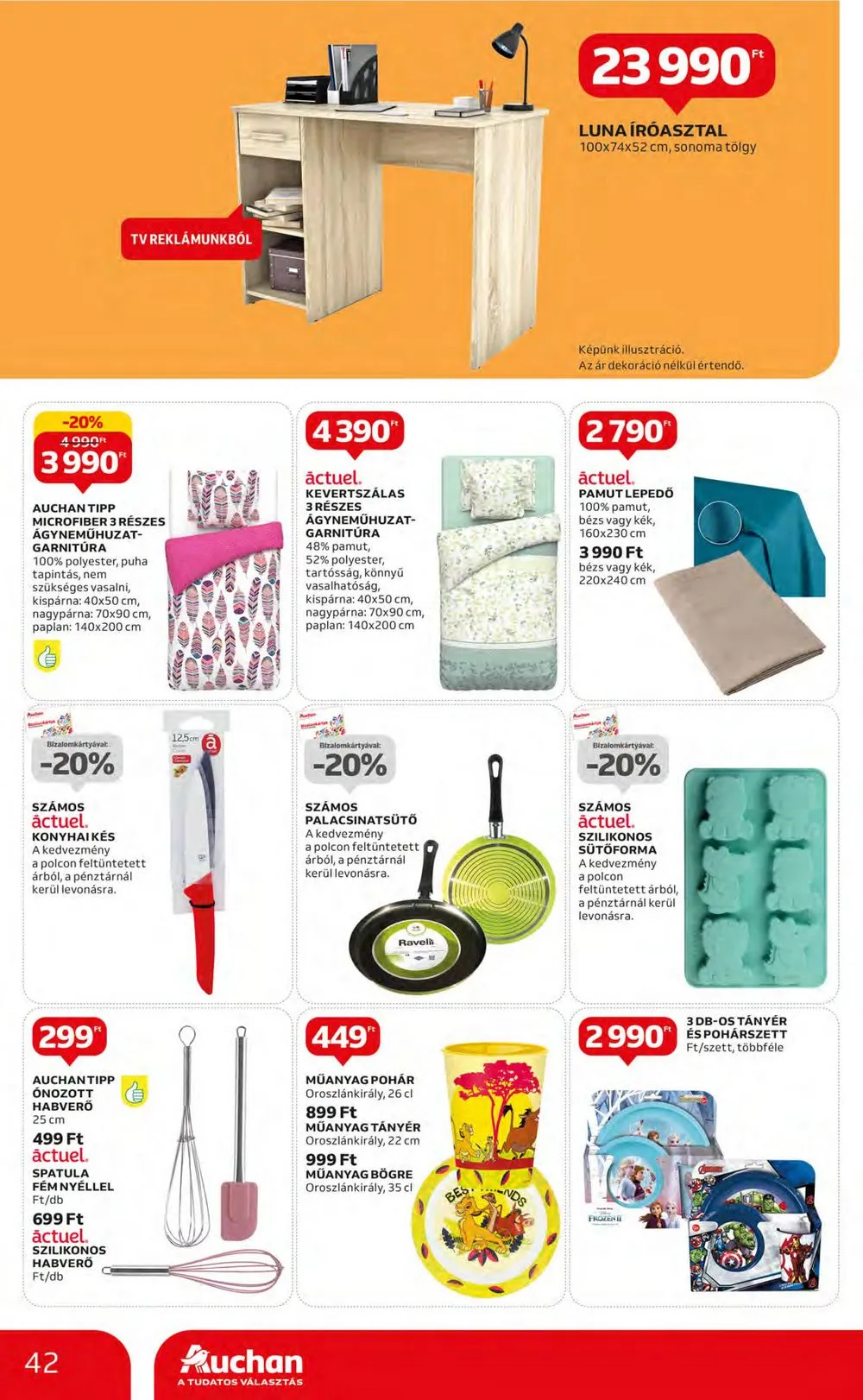 Auchan akciós újság Hipermarket 08.03–08.09 – 42. oldal