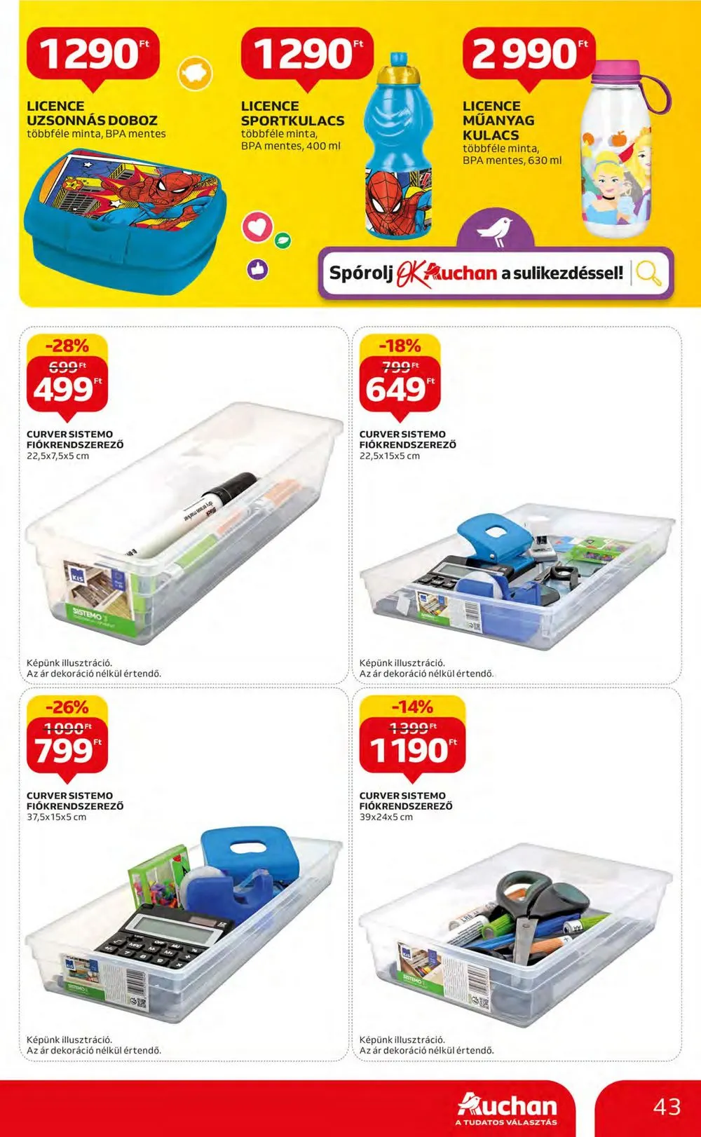 Auchan akciós újság Hipermarket 08.03–08.09 – 43. oldal