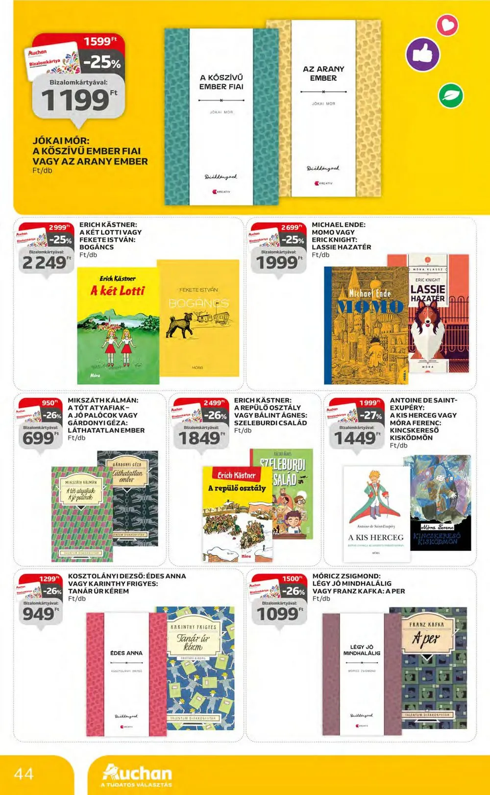 Auchan akciós újság Hipermarket 08.03–08.09 – 44. oldal