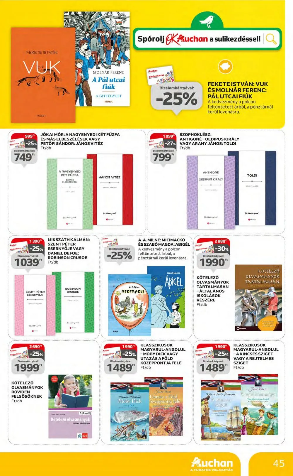 Auchan akciós újság Hipermarket 08.03–08.09 – 45. oldal