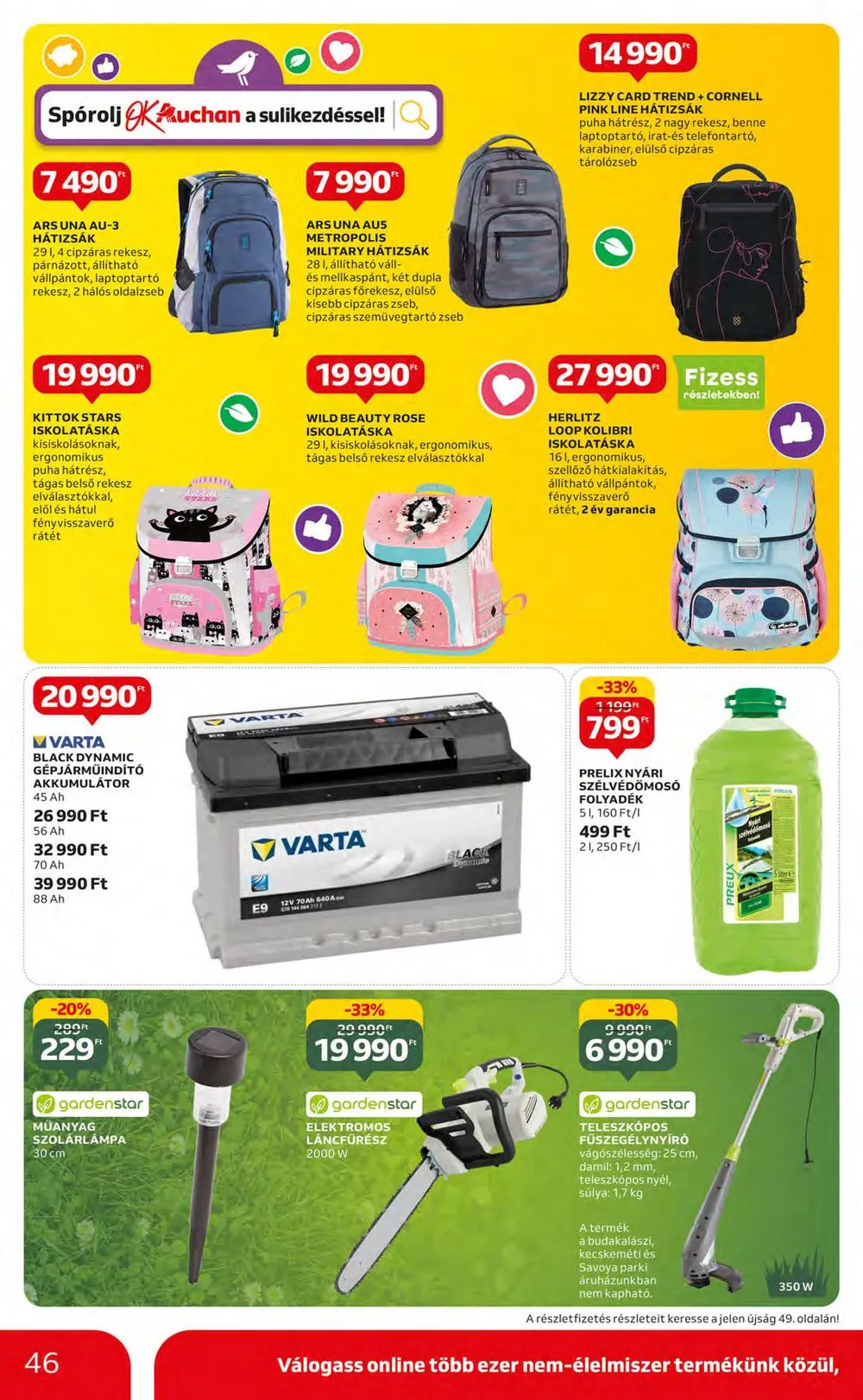 Auchan akciós újság Hipermarket 08.03–08.09 – 46. oldal