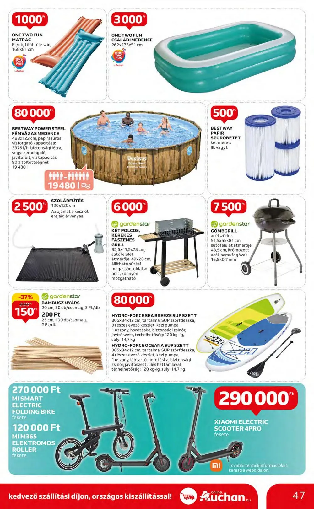Auchan akciós újság Hipermarket 08.03–08.09 – 47. oldal