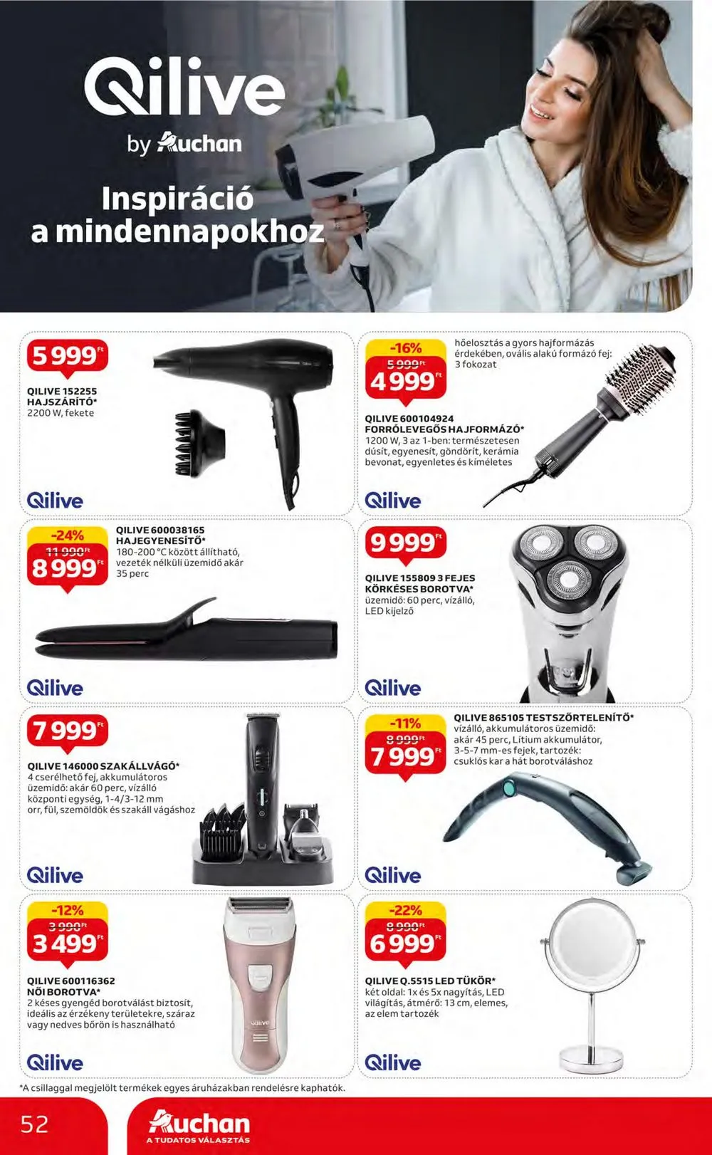 Auchan akciós újság Hipermarket 08.03–08.09 – 52. oldal