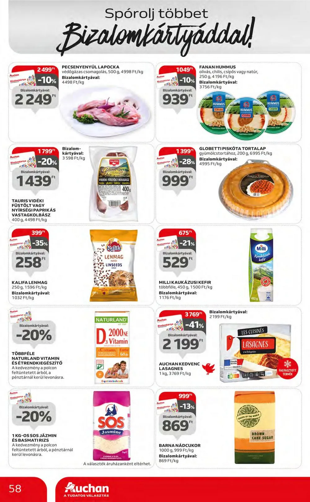 Auchan akciós újság Hipermarket 08.03–08.09 – 58. oldal