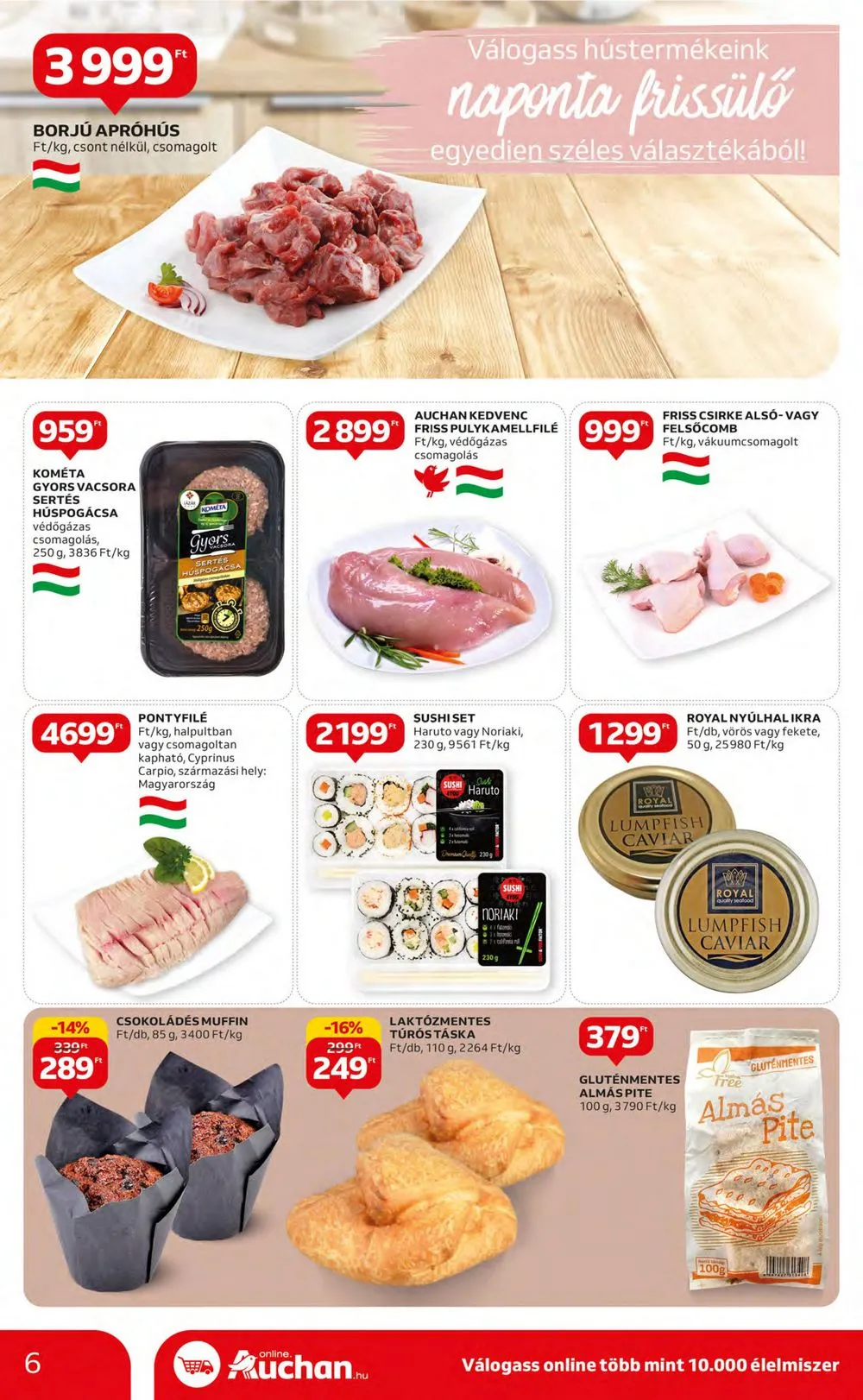 Auchan akciós újság Hipermarket 08.03–08.09 – 6. oldal
