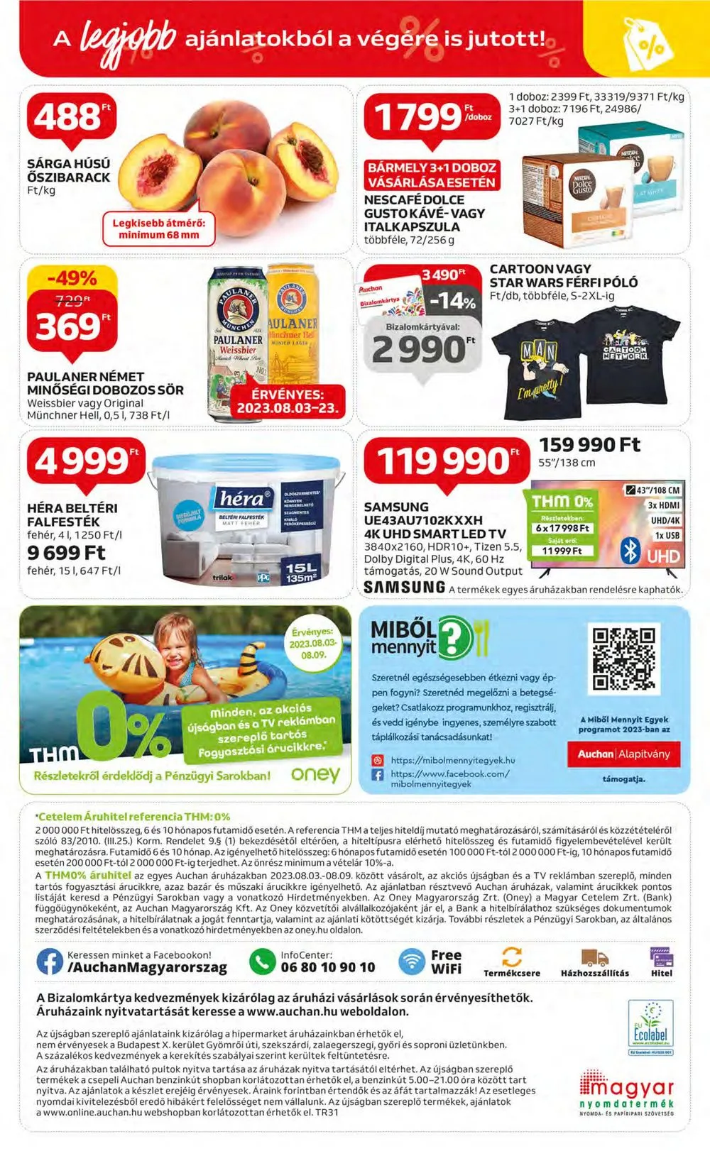 Auchan akciós újság Hipermarket 08.03–08.09 – 62. oldal