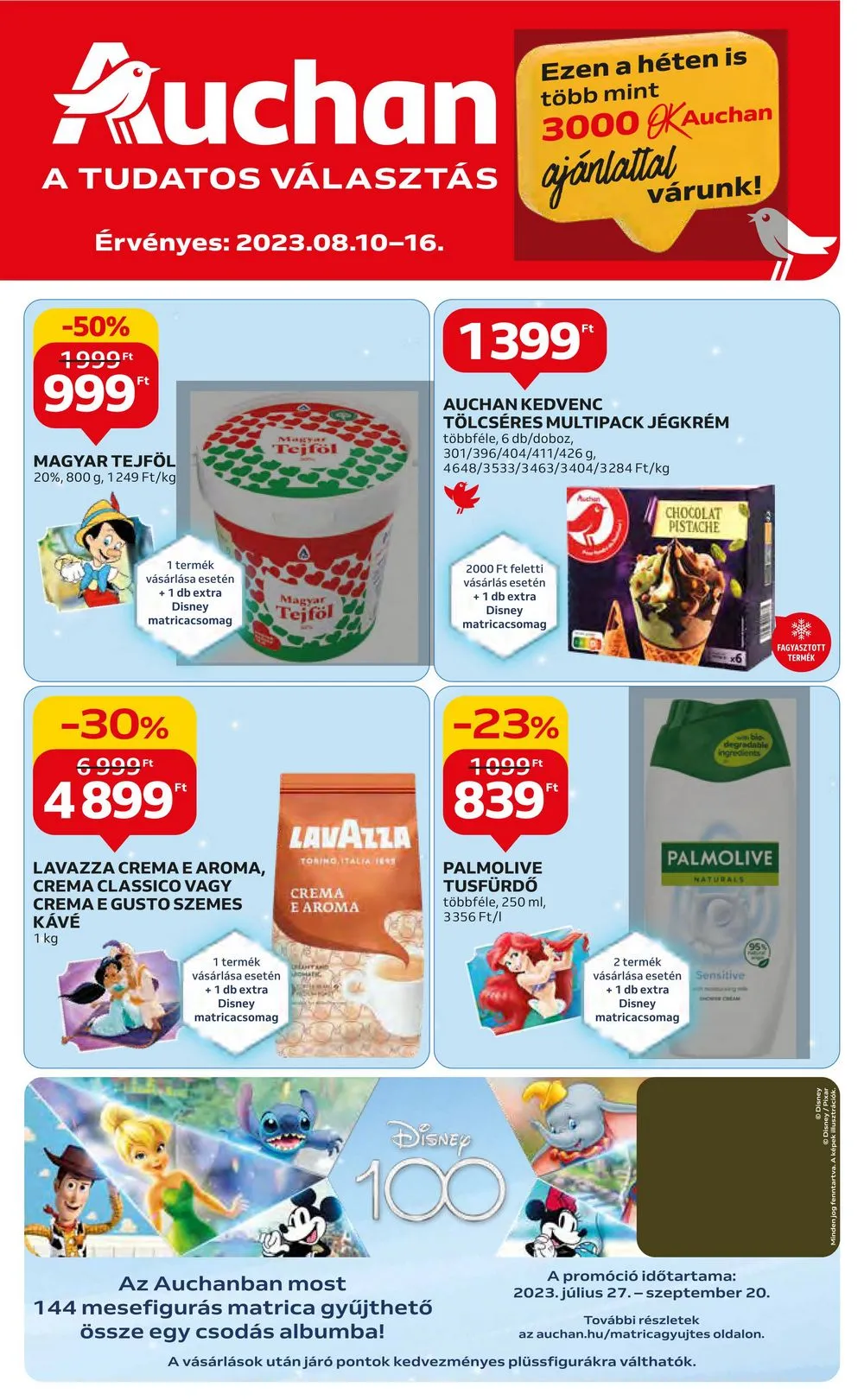 Auchan akciós újság Hipermarket 08.10–08.16