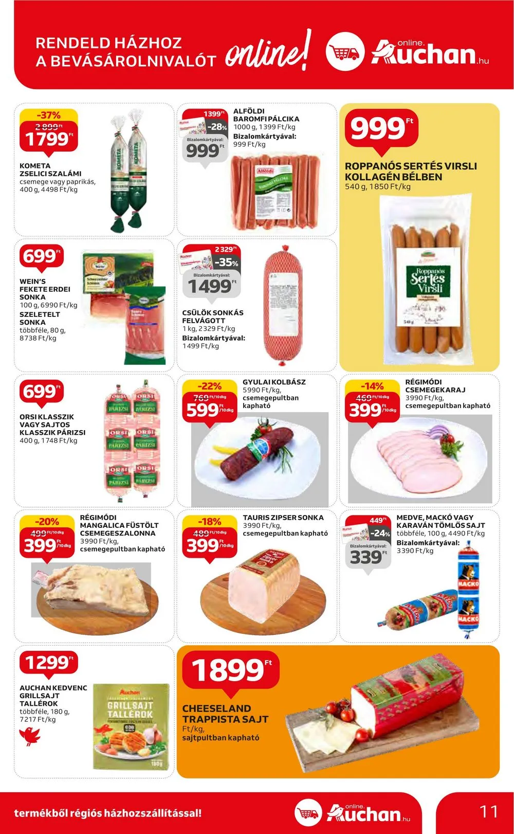 Auchan akciós újság Hipermarket 08.10–08.16 – 11. oldal