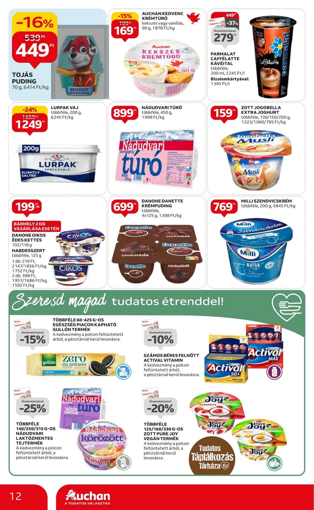 Auchan akciós újság Hipermarket 08.10–08.16 – 12. oldal