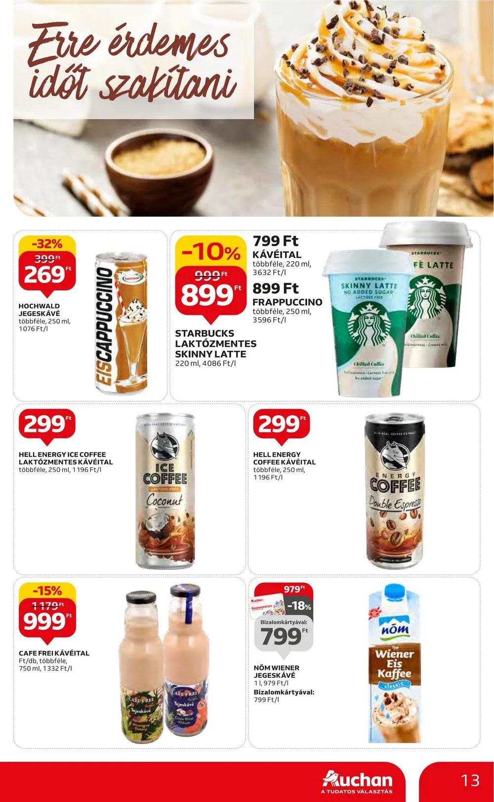 Auchan akciós újság Hipermarket 08.10–08.16 – 13. oldal