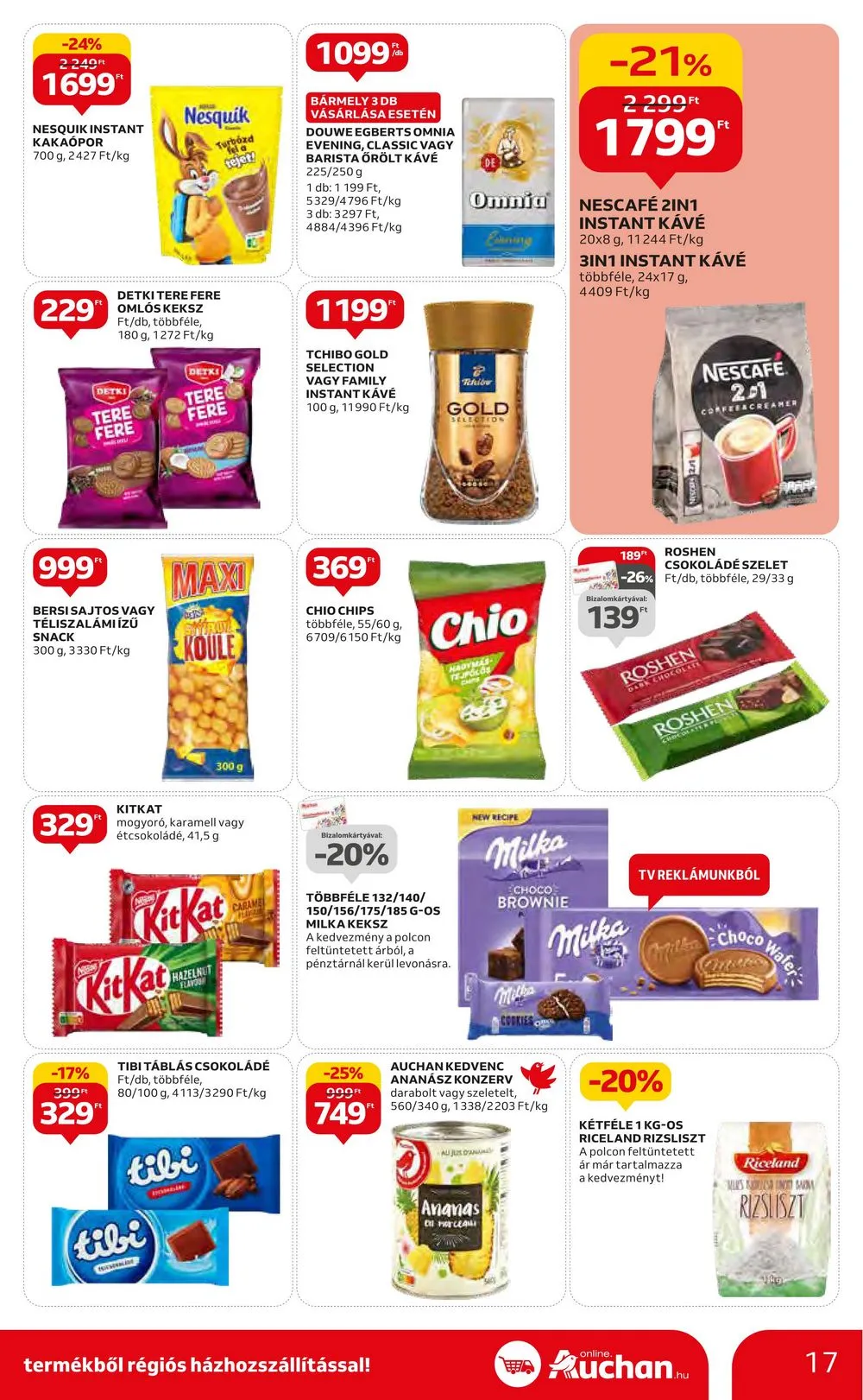 Auchan akciós újság Hipermarket 08.10–08.16 – 17. oldal