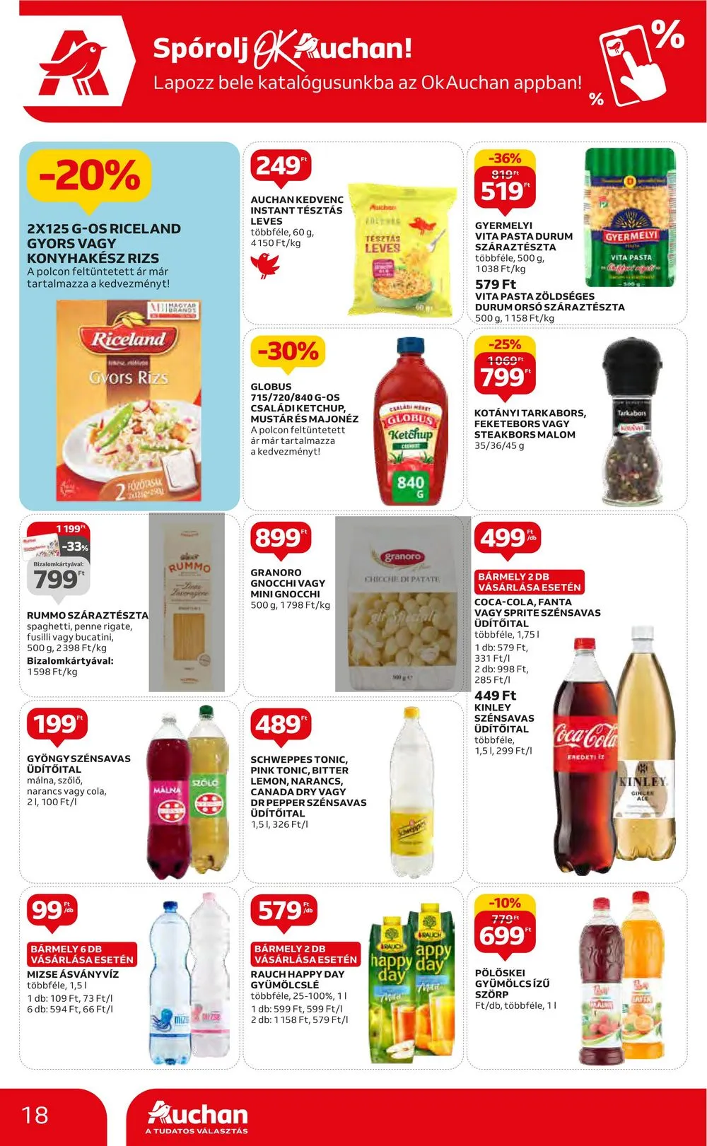 Auchan akciós újság Hipermarket 08.10–08.16 – 18. oldal