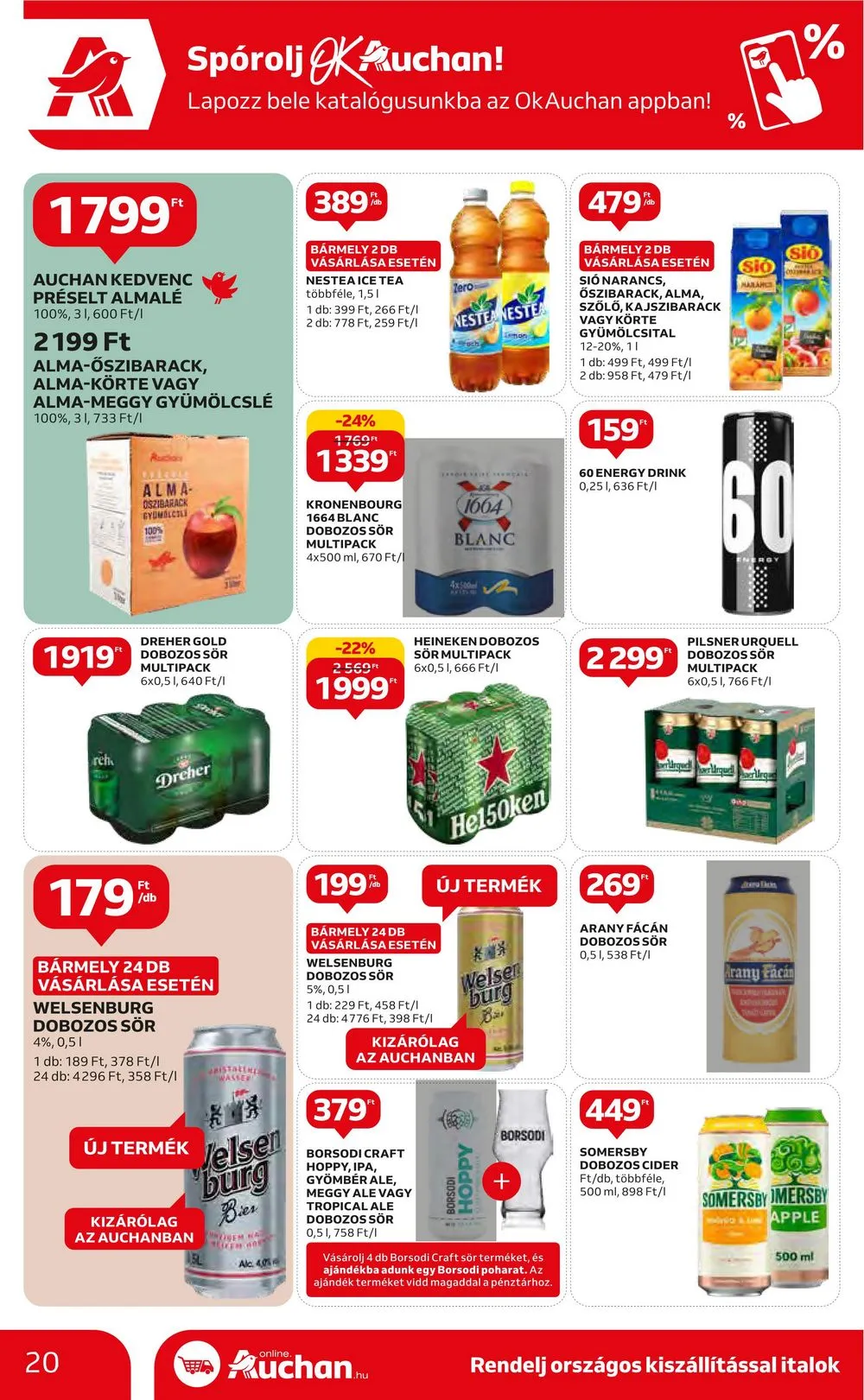 Auchan akciós újság Hipermarket 08.10–08.16 – 20. oldal