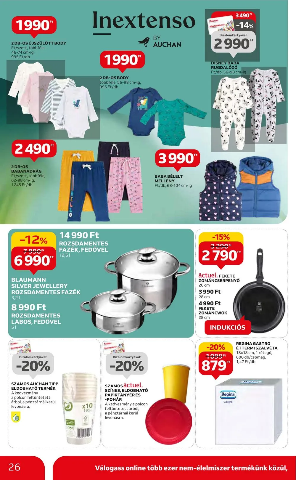 Auchan akciós újság Hipermarket 08.10–08.16 – 26. oldal