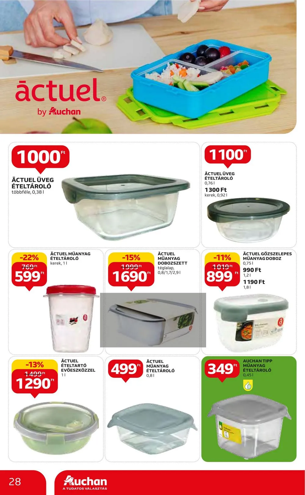 Auchan akciós újság Hipermarket 08.10–08.16 – 28. oldal