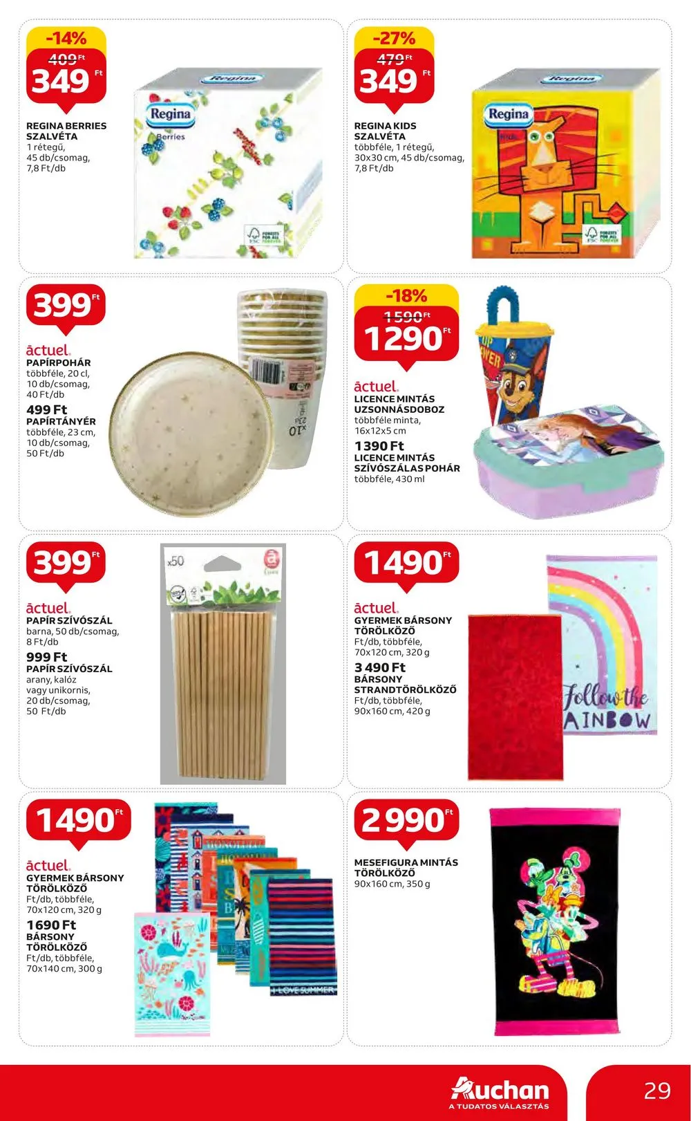 Auchan akciós újság Hipermarket 08.10–08.16 – 29. oldal