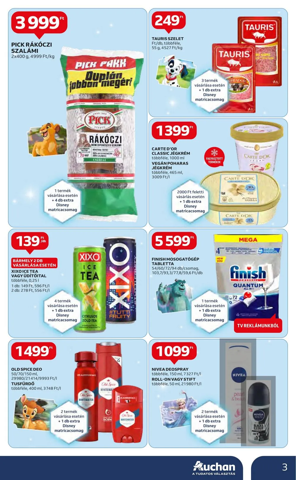 Auchan akciós újság Hipermarket 08.10–08.16 – 3. oldal