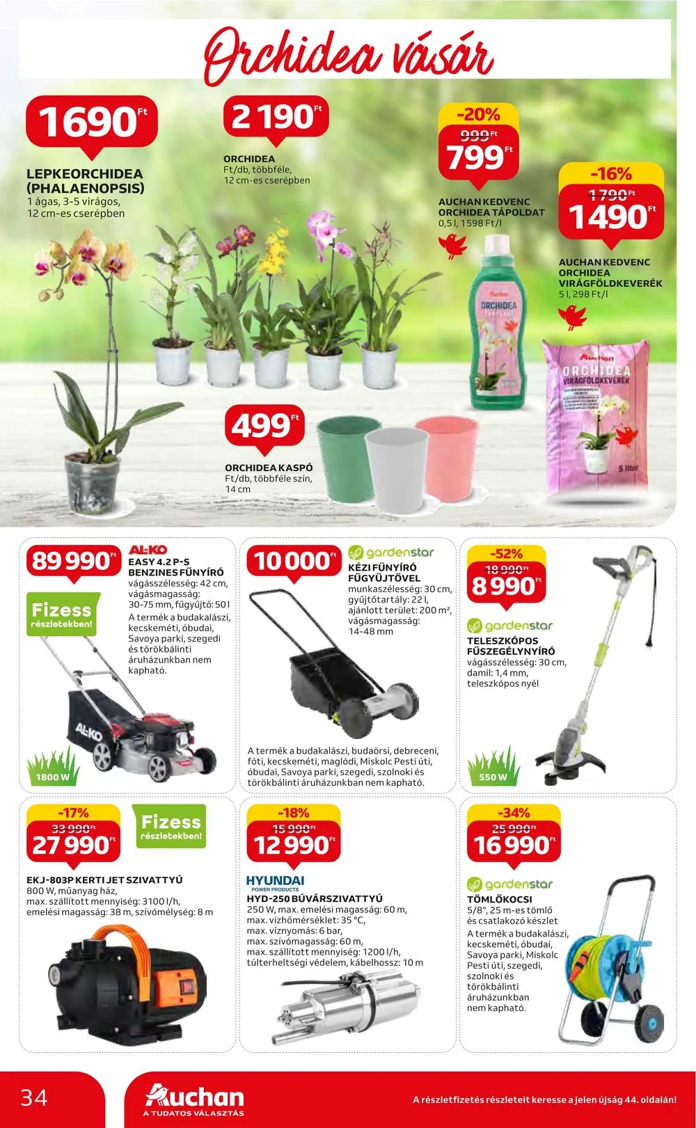 Auchan akciós újság Hipermarket 08.10–08.16 – 34. oldal