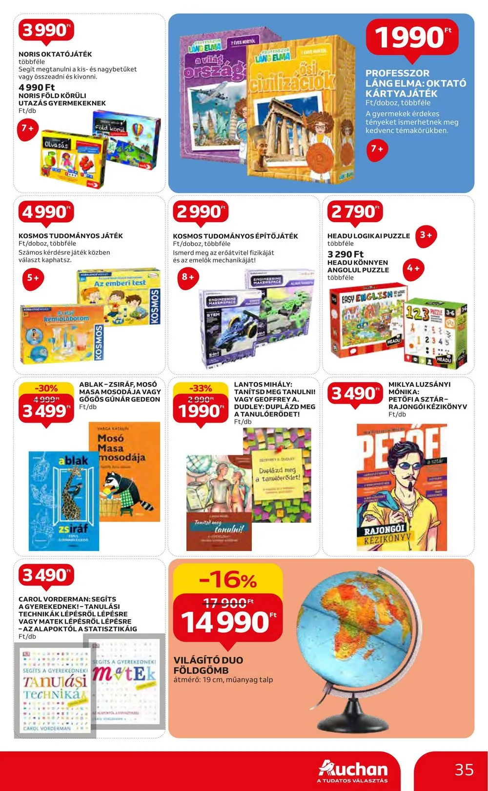 Auchan akciós újság Hipermarket 08.10–08.16 – 35. oldal