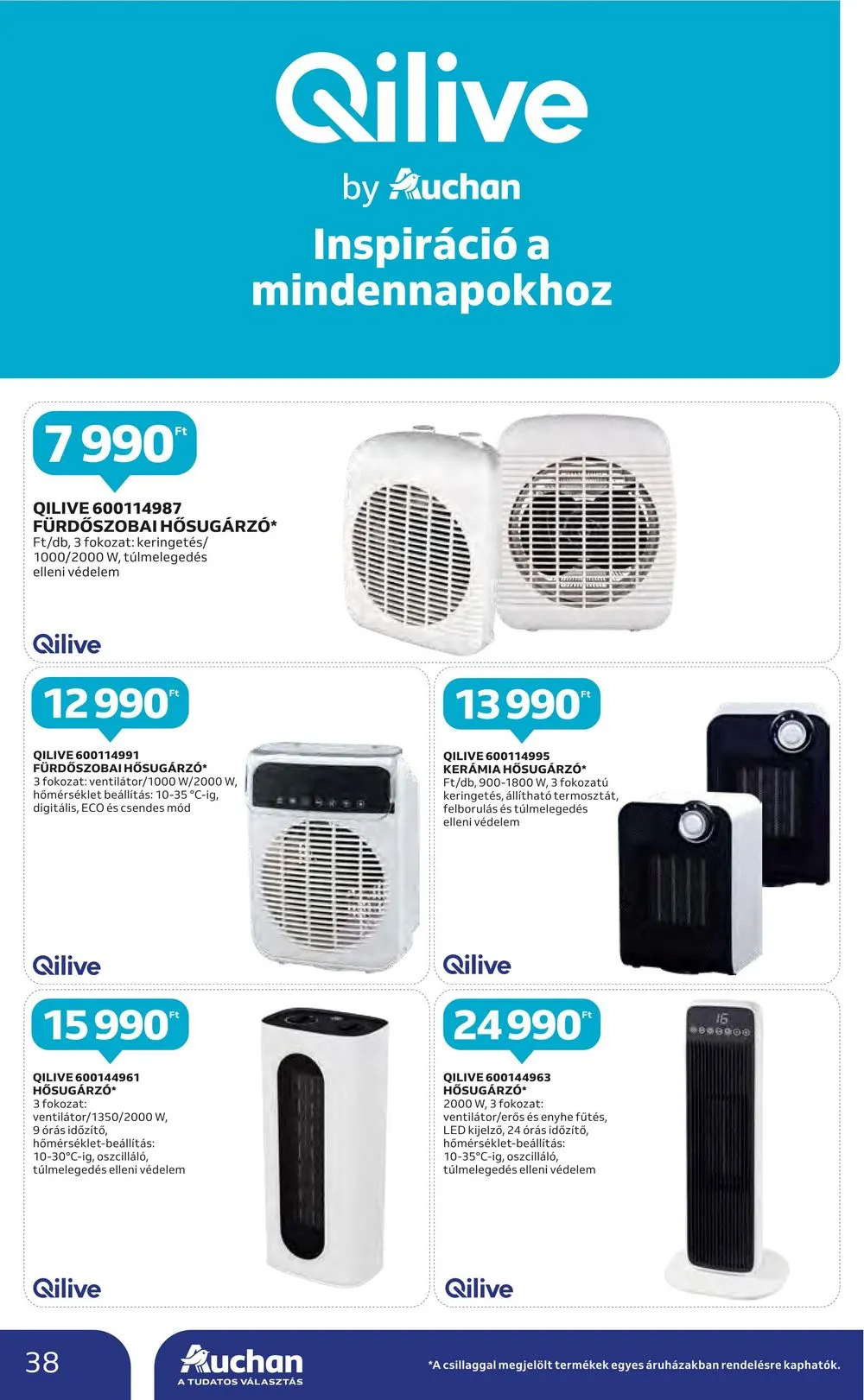 Auchan akciós újság Hipermarket 08.10–08.16 – 38. oldal