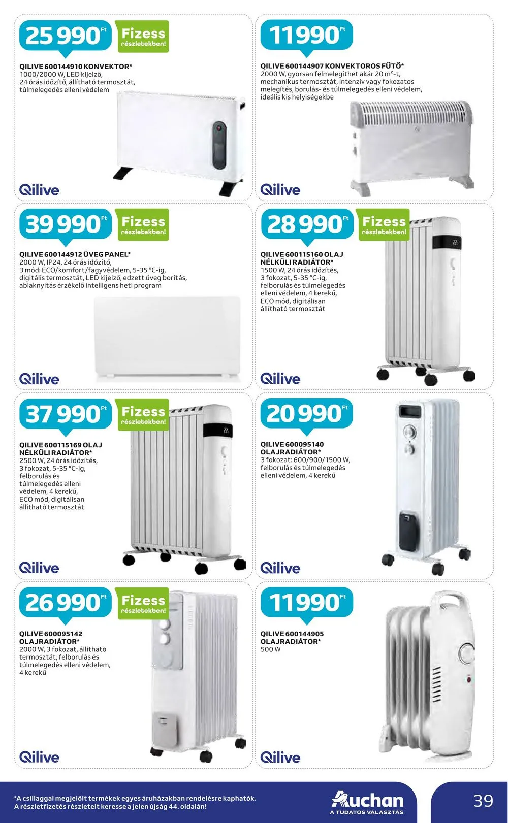 Auchan akciós újság Hipermarket 08.10–08.16 – 39. oldal