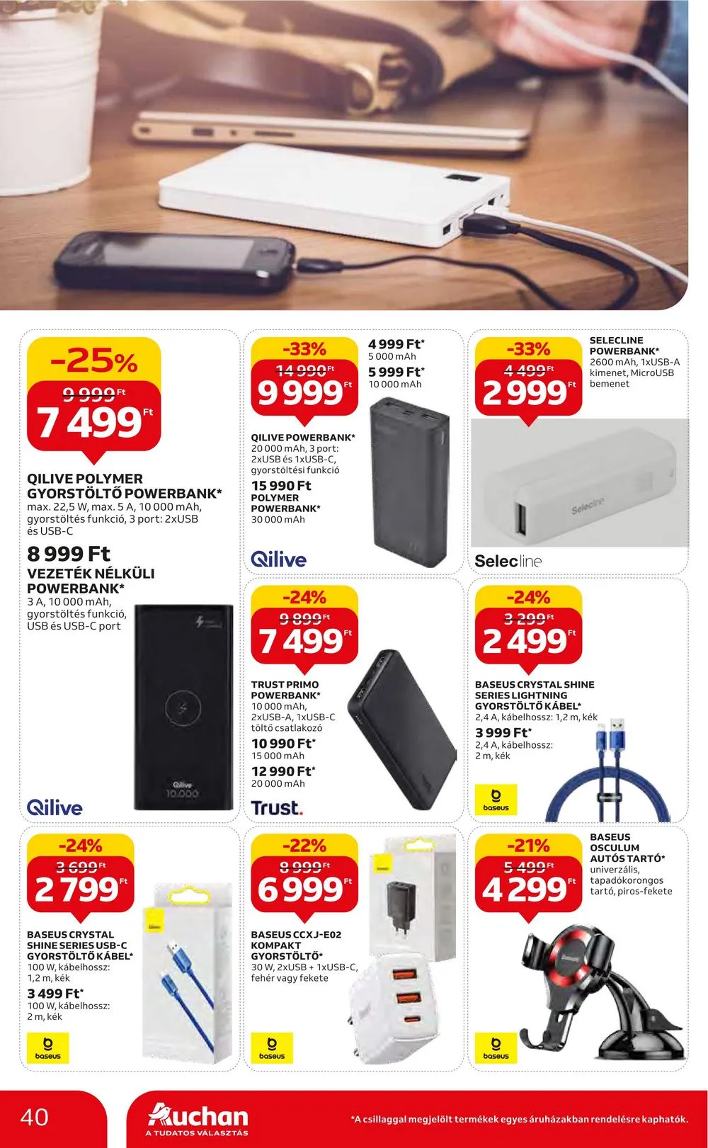 Auchan akciós újság Hipermarket 08.10–08.16 – 40. oldal