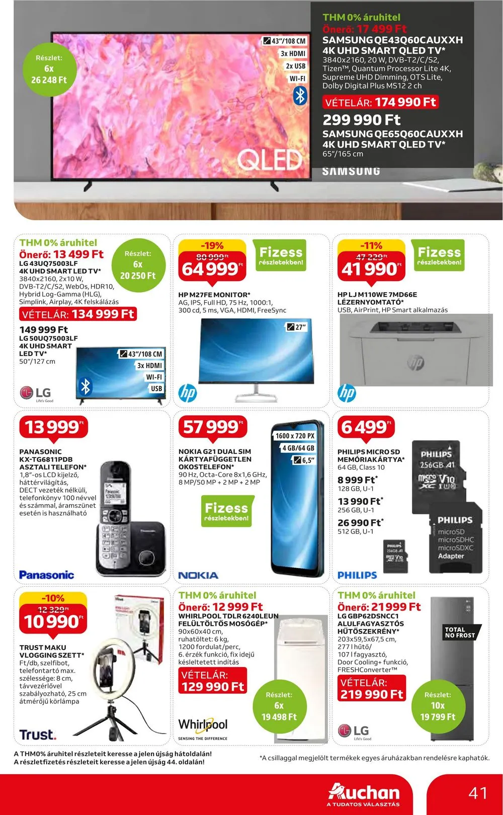Auchan akciós újság Hipermarket 08.10–08.16 – 41. oldal