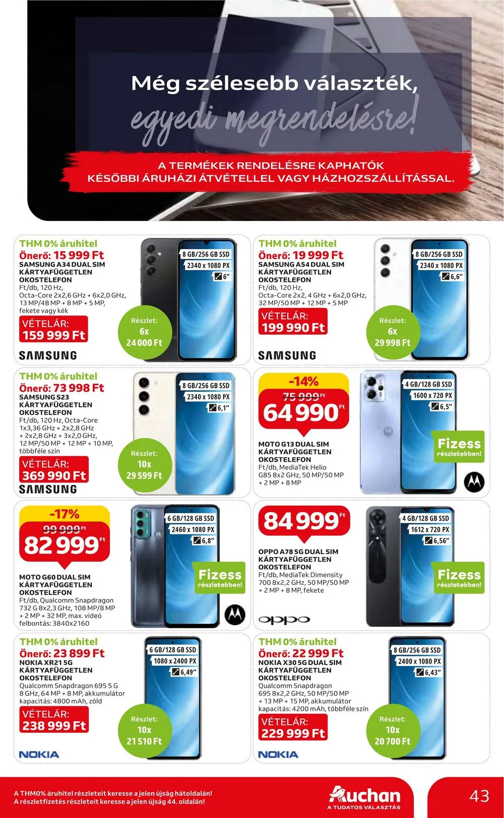 Auchan akciós újság Hipermarket 08.10–08.16 – 43. oldal