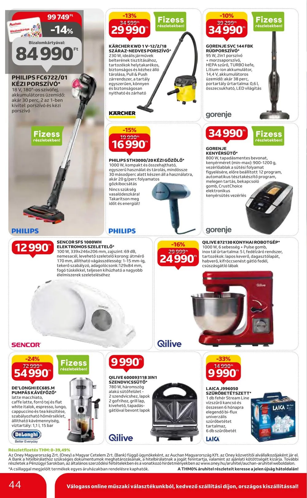 Auchan akciós újság Hipermarket 08.10–08.16 – 44. oldal