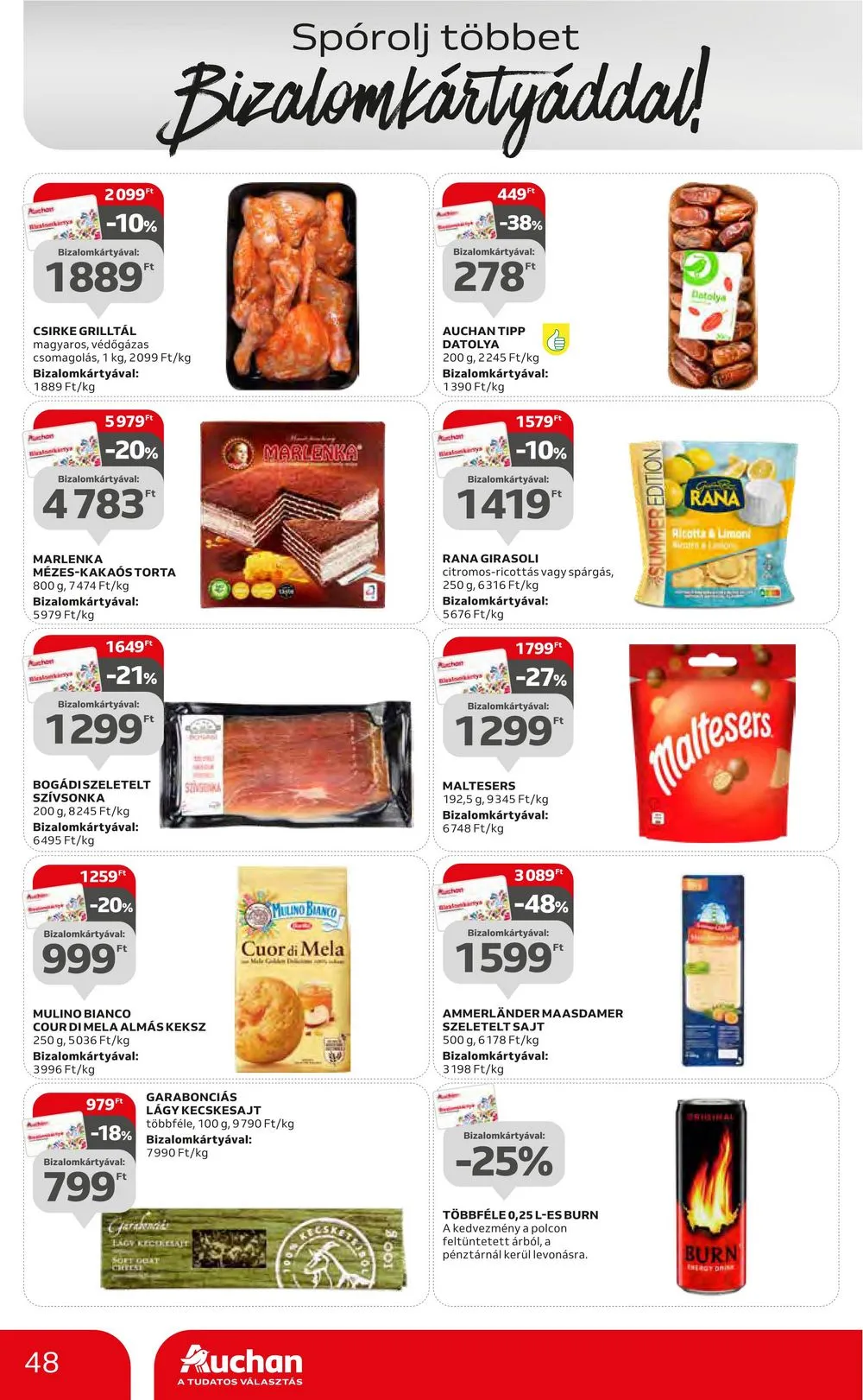 Auchan akciós újság Hipermarket 08.10–08.16 – 48. oldal