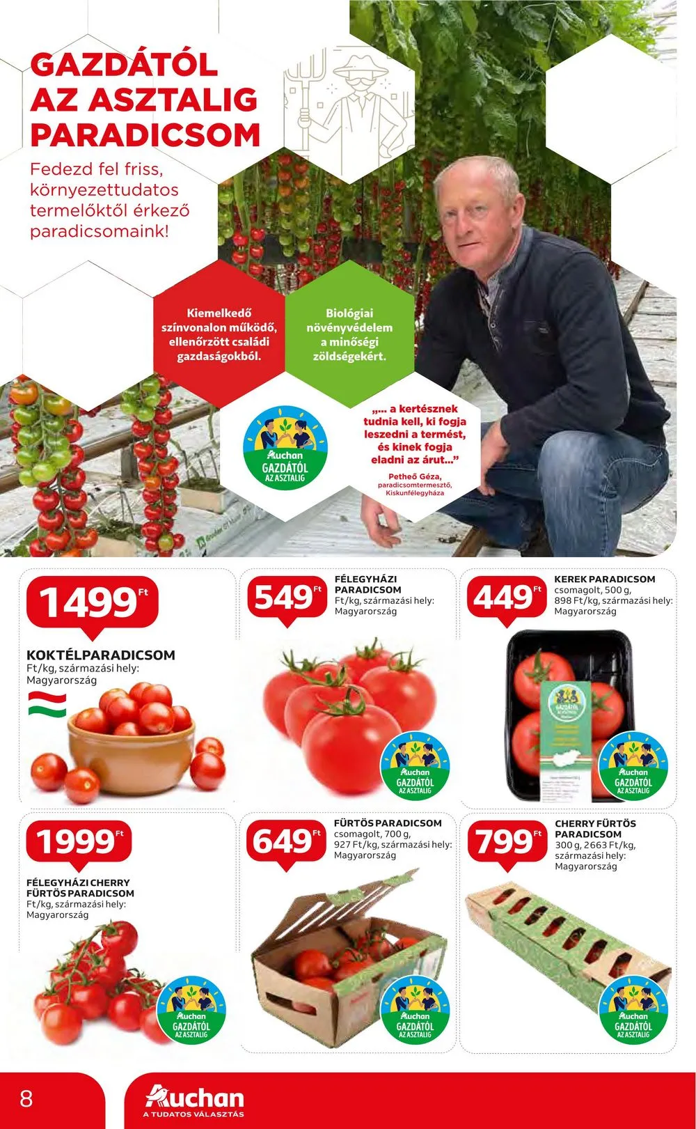 Auchan akciós újság Hipermarket 08.10–08.16 – 8. oldal