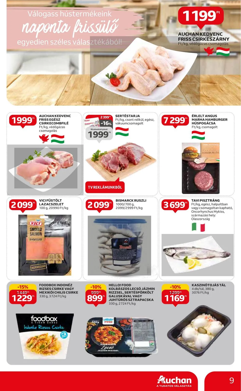 Auchan akciós újság Hipermarket 08.10–08.16 – 9. oldal