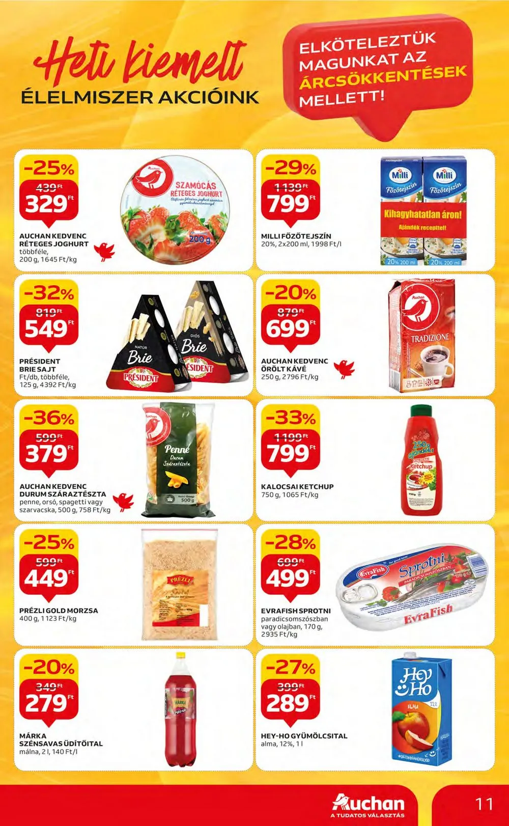 Auchan akciós újság Hipermarket 08.17–08.23 – 11. oldal