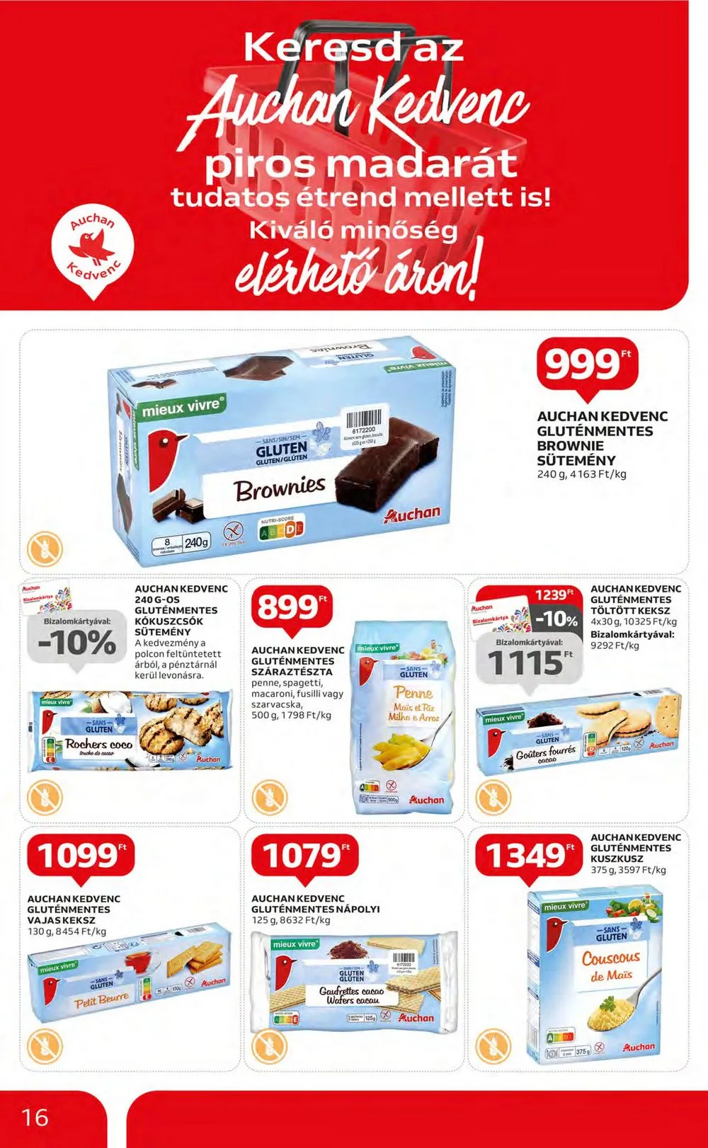 Auchan akciós újság Hipermarket 08.17–08.23 – 16. oldal