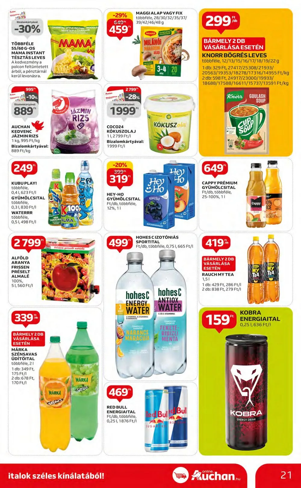 Auchan akciós újság Hipermarket 08.17–08.23 – 21. oldal