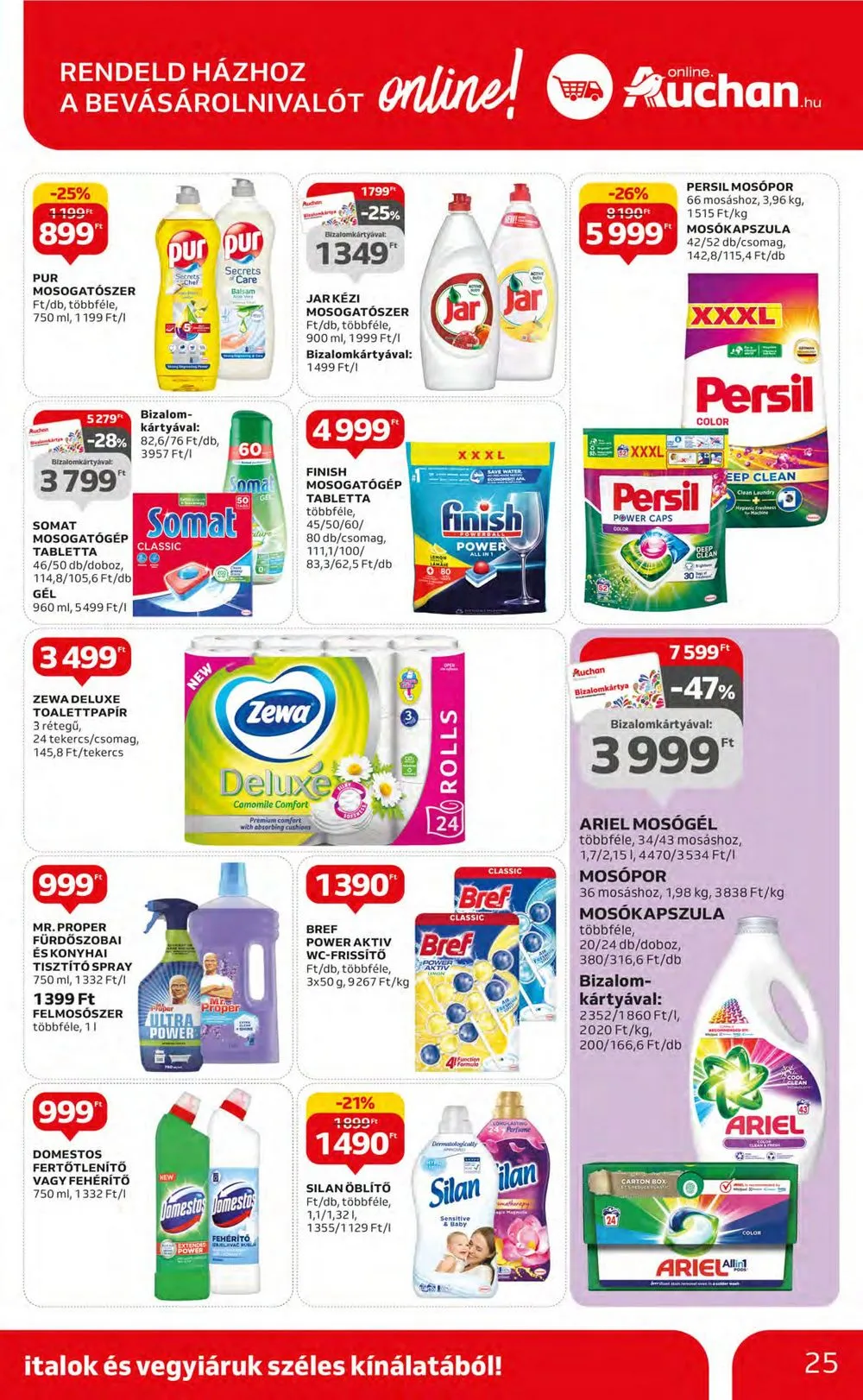 Auchan akciós újság Hipermarket 08.17–08.23 – 25. oldal