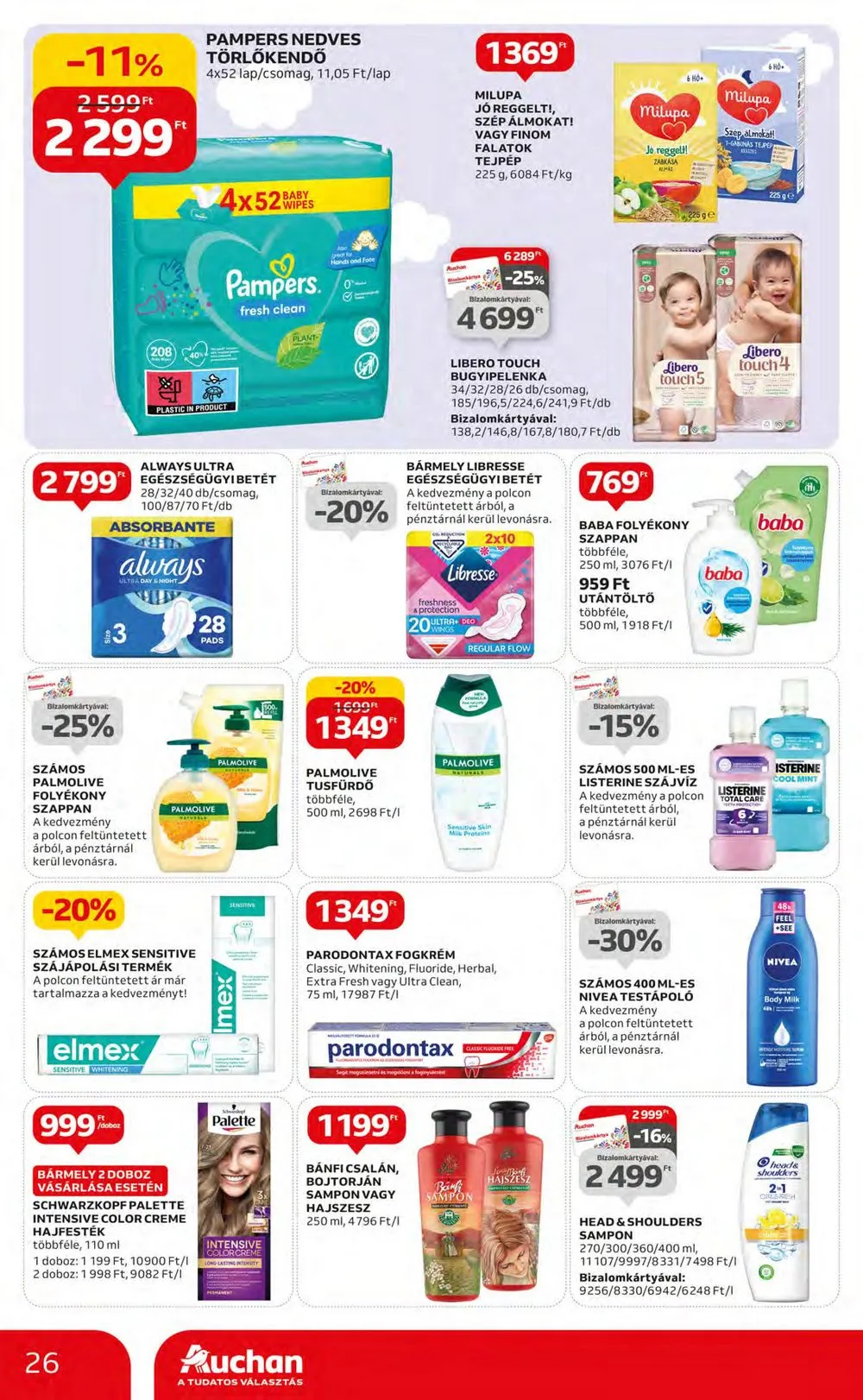 Auchan akciós újság Hipermarket 08.17–08.23 – 26. oldal