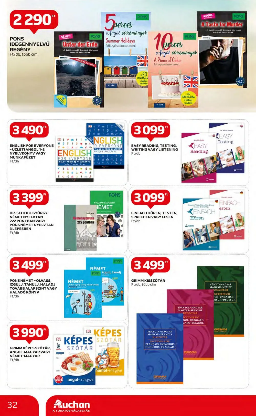 Auchan akciós újság Hipermarket 08.17–08.23 – 32. oldal