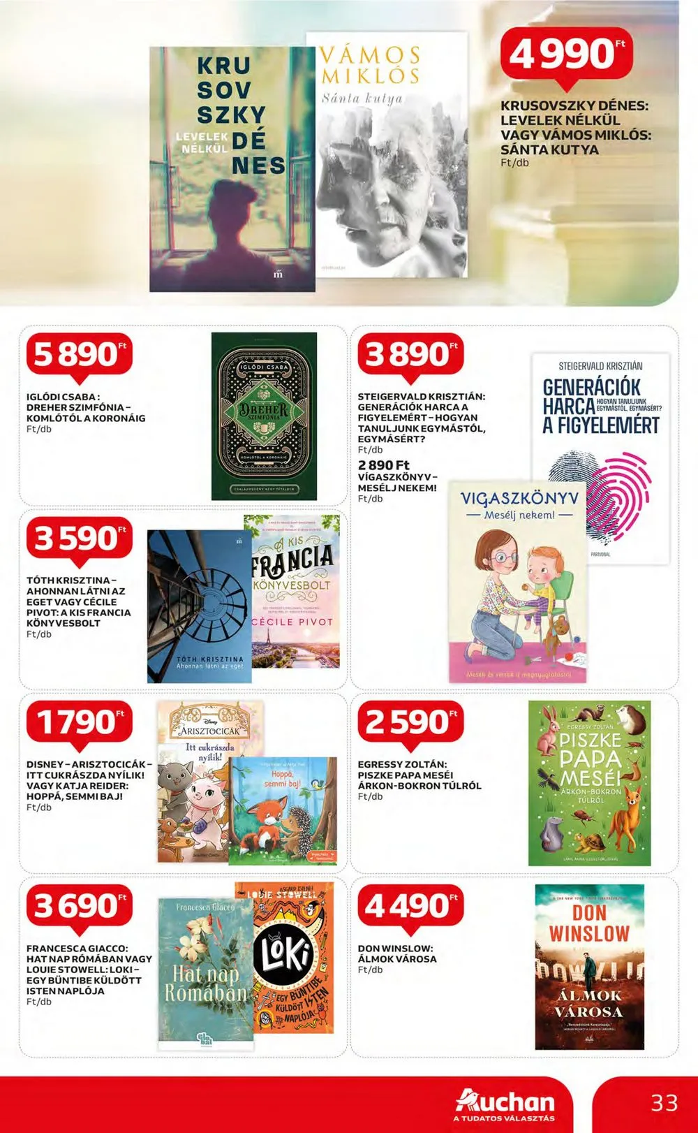 Auchan akciós újság Hipermarket 08.17–08.23 – 33. oldal