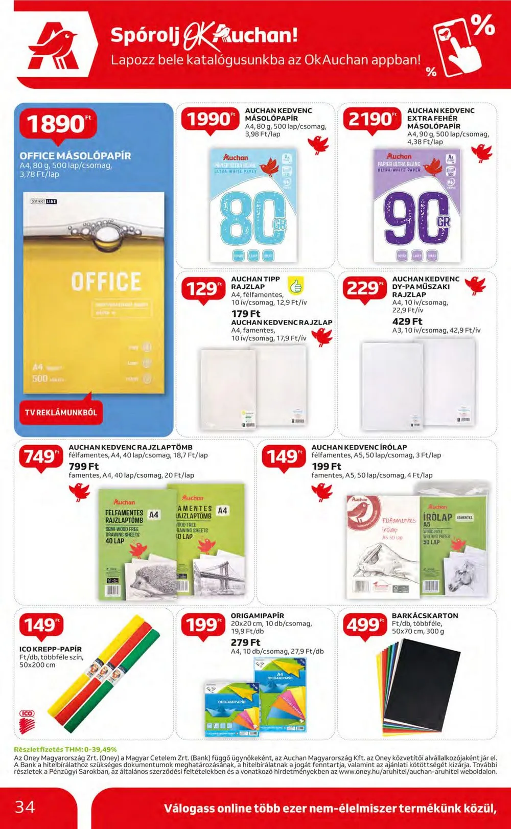 Auchan akciós újság Hipermarket 08.17–08.23 – 34. oldal
