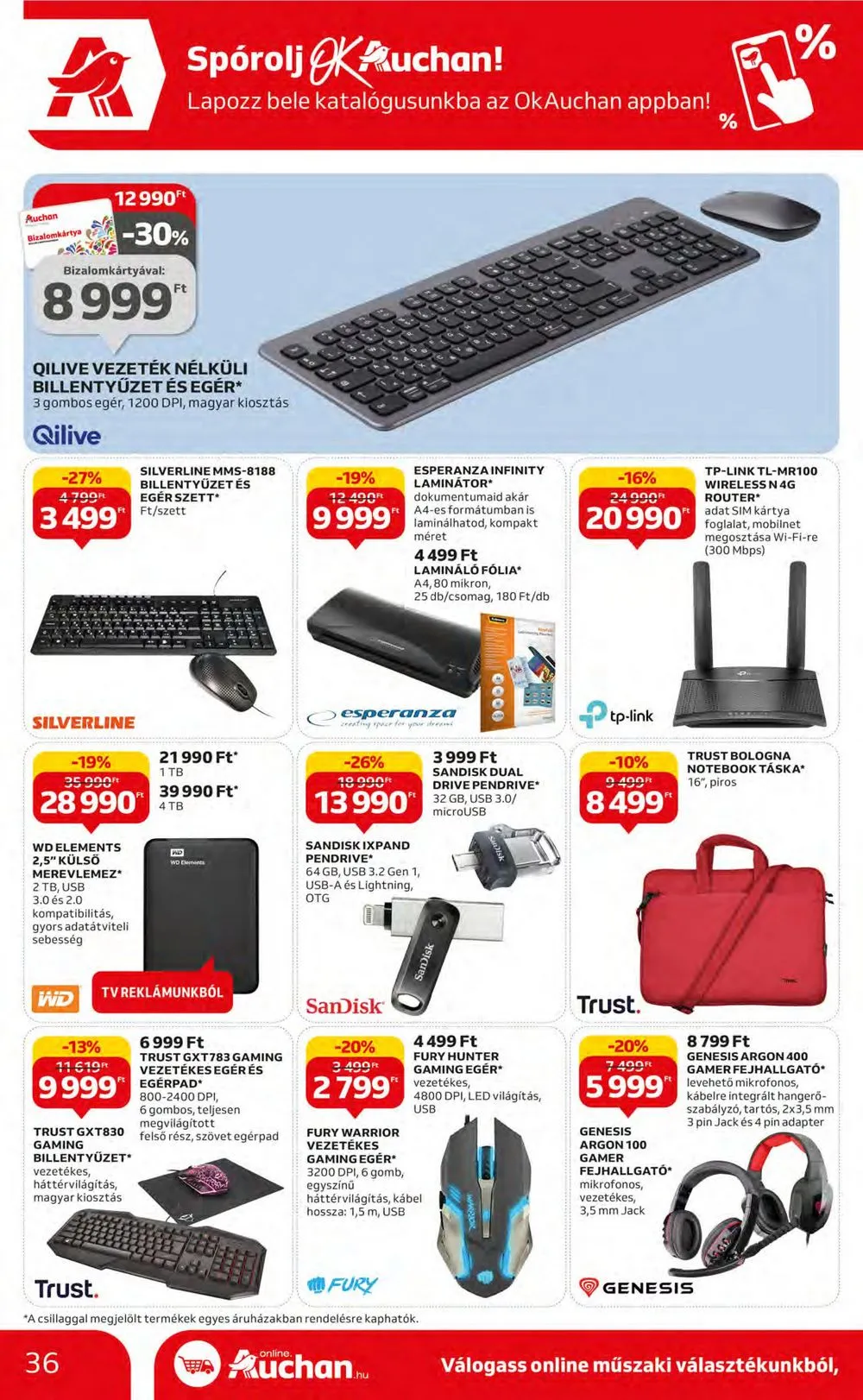 Auchan akciós újság Hipermarket 08.17–08.23 – 36. oldal