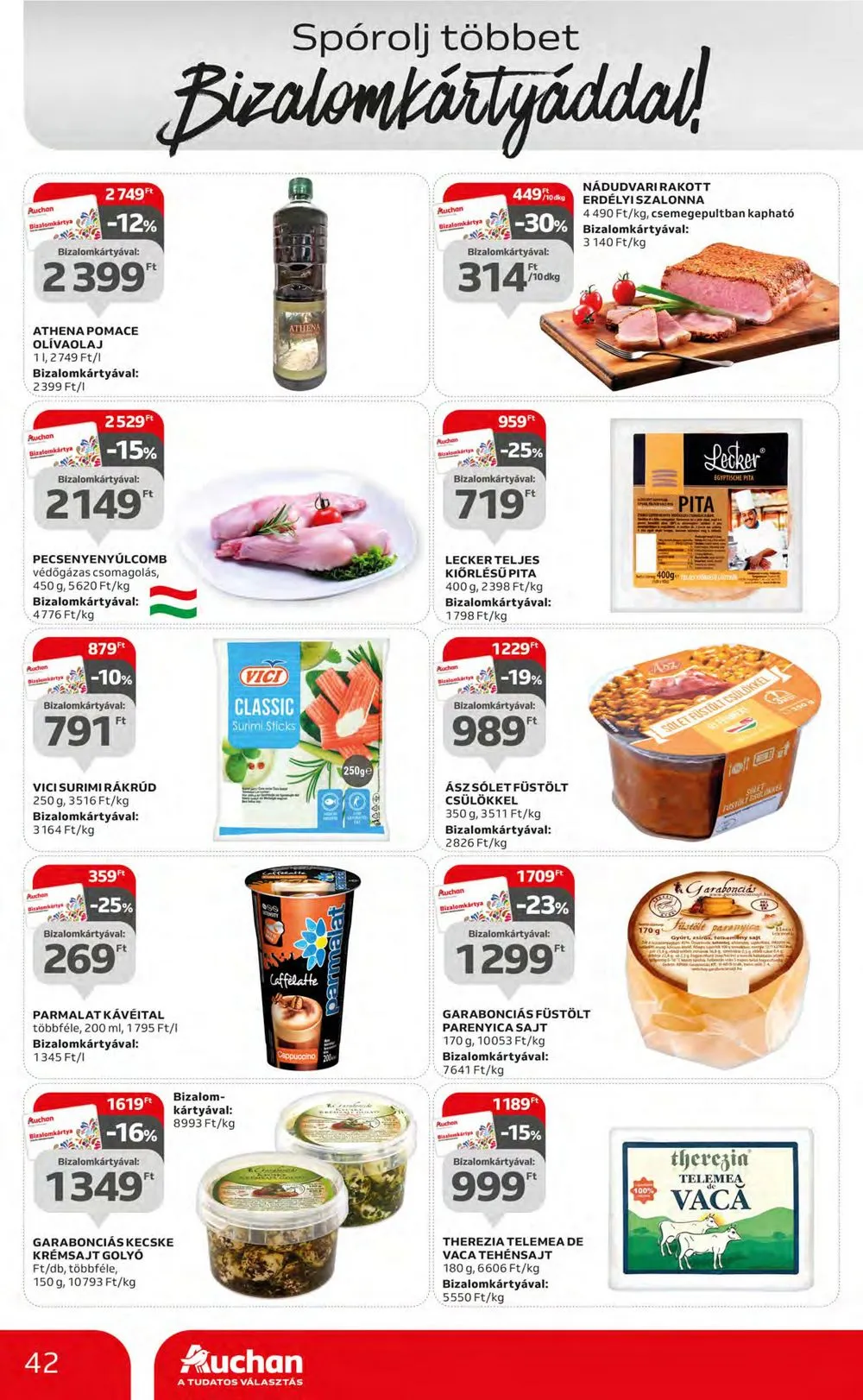 Auchan akciós újság Hipermarket 08.17–08.23 – 42. oldal