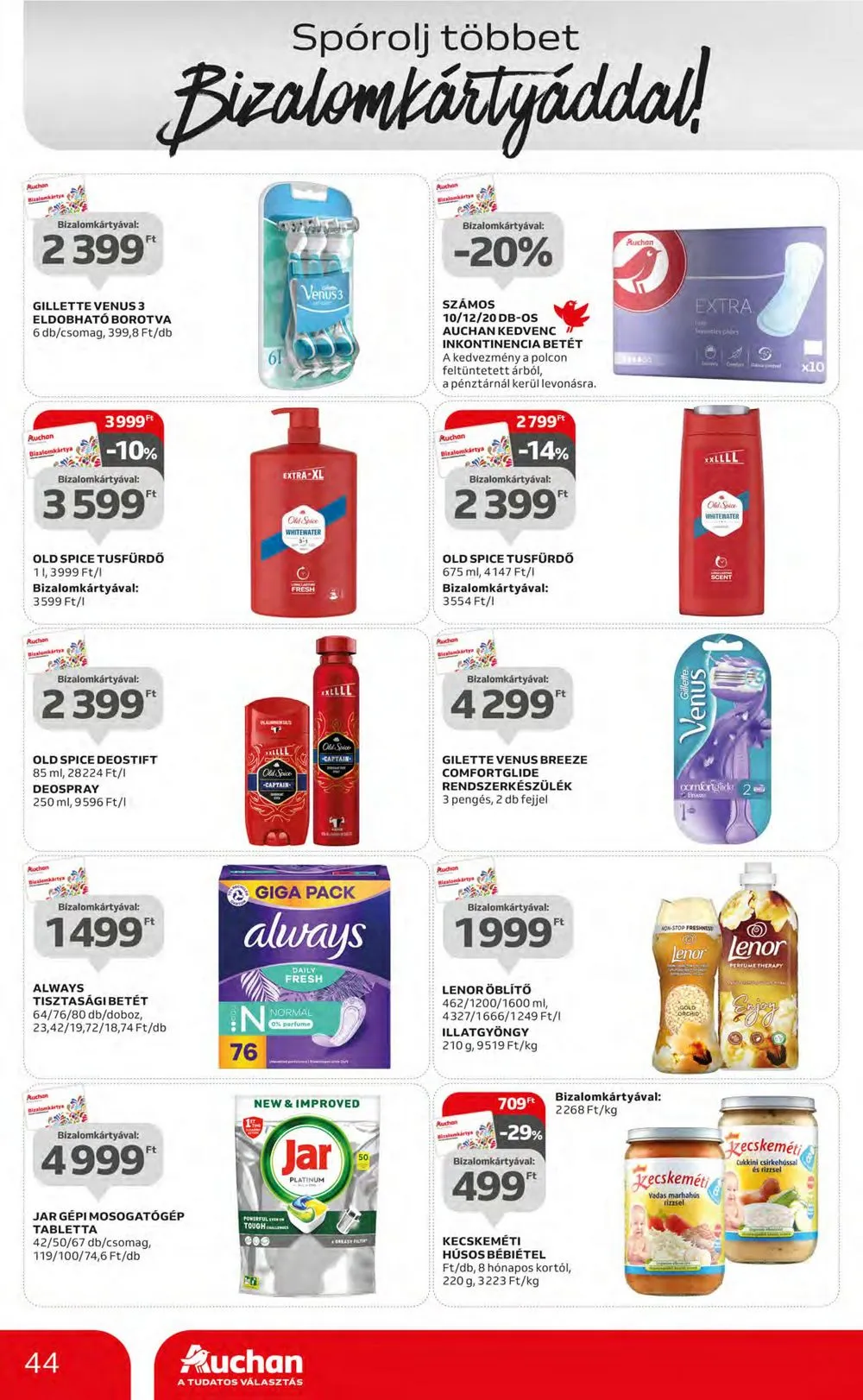 Auchan akciós újság Hipermarket 08.17–08.23 – 44. oldal